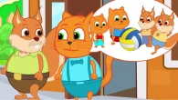 Cats Family en Français - Volleyball Familial Vidéos Animés 2020 en Français