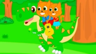 Cats Family en Français - Voyage Dinosaure Animé 2020 en Français