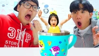 Boram and Konan Ddochi enter the Magic water cup