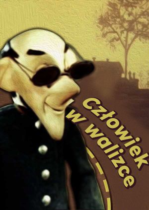 Człowiek w walizce — plakat