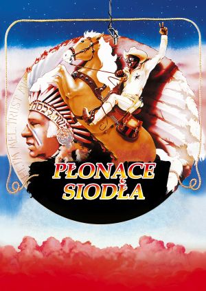 Płonące siodła — plakat
