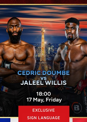 Bellator. Cédric Doumbé — Jaleel Willis (Sign Language)