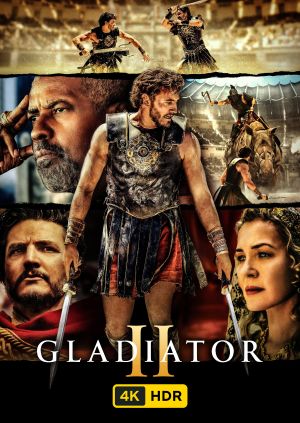 Gladiator II UHD HDR — plakat